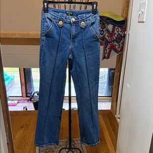 IMAN Women's Straight Leg Denim Jeans